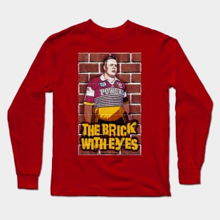 Brisbane Broncos - Glenn Lazarus - THE BRICK WITH EYES Long Sleeve T-Shirt